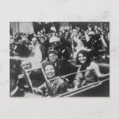 ジョン・F・ケネディ・モータケード・ダラス・テキサス州1963年11月22日 ポストカード (正面)