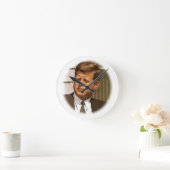 ジョン·F·ケネディ ラウンド壁時計 (ホーム)