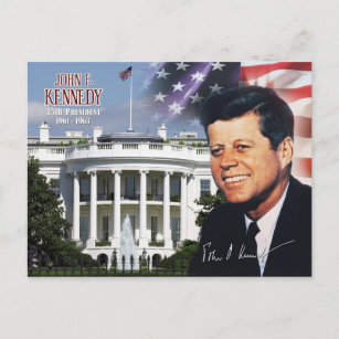 ジョン・F・ケネディ – 第35代米大統領 ポストカード