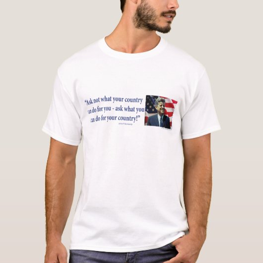 ジョン・F・ケネディ Tシャツ (正面)