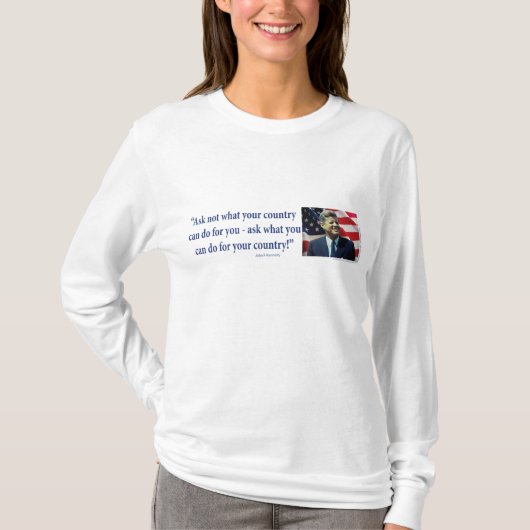 ジョン・F・ケネディ Tシャツ (正面)