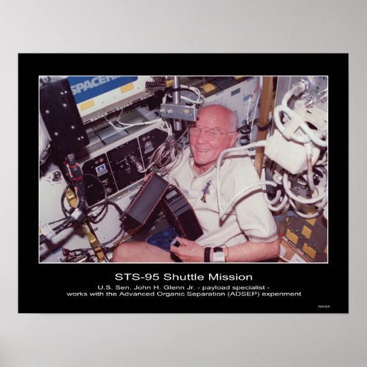 ジョン・H・グレン米上院議員 ポスター (正面)