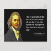 ジョン・Q・アダムス氏がパリのろう学校を訪問 ポストカード (正面)