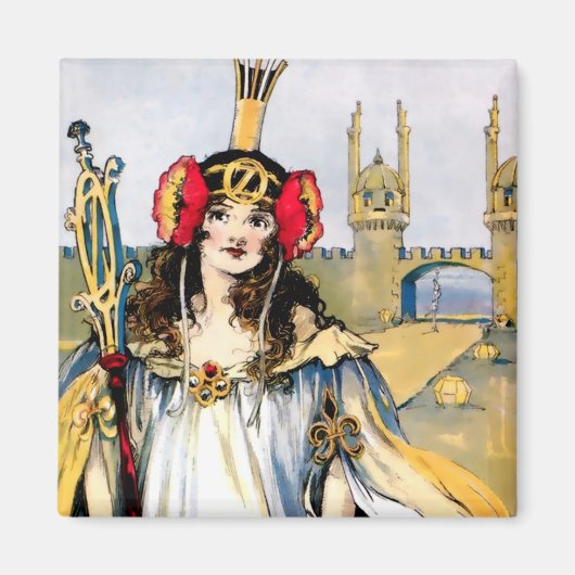 ジョン・R・ニール著「オズのオズマ」 マグネット (正面)