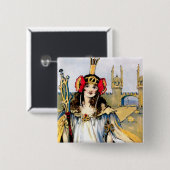 ジョン・R・ニール著「オズのオズマ」 缶バッジ (正面&裏面)