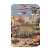 ジョンAtherton著魚釣りの静物画 バスマット (正面縦)
