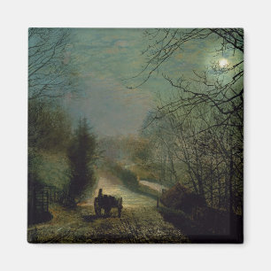 ジョンAtkinson Grimshaw の炉の谷 マグネット