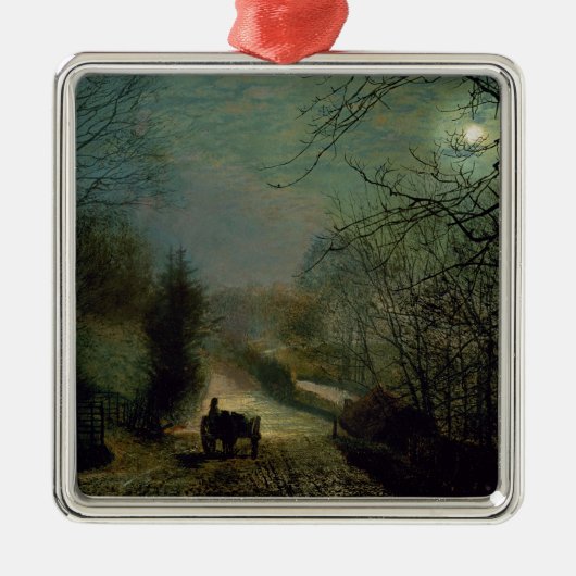 ジョンAtkinson Grimshaw |の炉の谷 メタルオーナメント (正面)