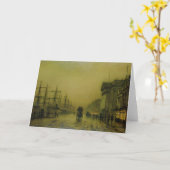 ジョンAtkinson Grimshaw |リヴァプールの波止場の習慣H カード (黄色い花)