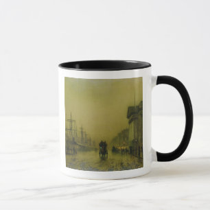 ジョンAtkinson Grimshaw リヴァプールの波止場の習慣H マグカップ