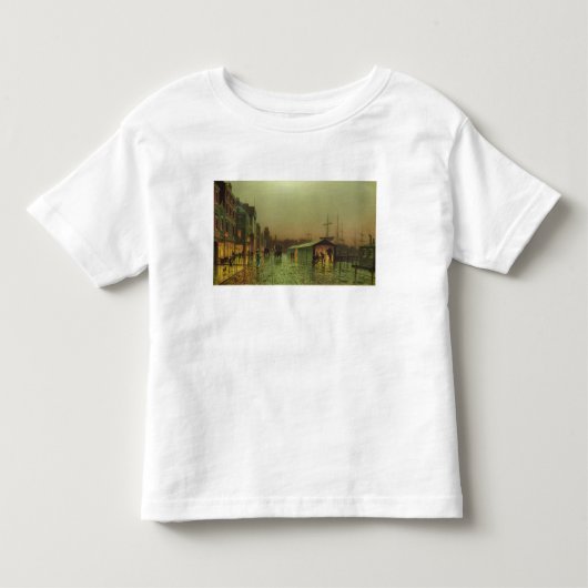 ジョンAtkinson Grimshaw |リヴァプールの波止場 トドラーTシャツ (正面)