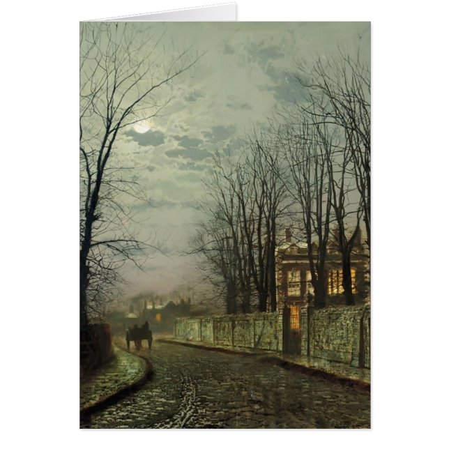 ジョンAtkinson Grimshaw-冷ややかな月 (正面)