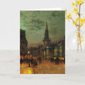 ジョンAtkinson Grimshaw- Blackmanの通り、ロンドン カード (黄色い花)