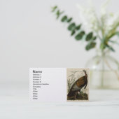 ジョンAudubon著野生のトルコ 名刺 (スタンド正面)