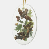 、ジョンAudubon鞭貧し セラミックオーナメント (左)