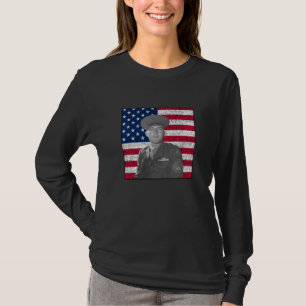 ジョンBasiloneおよび米国旗 Tシャツ