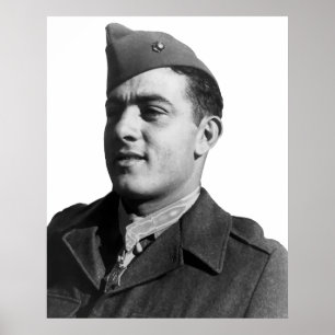 ジョンBasilone -- 第2次世界大戦の英雄 ポスター
