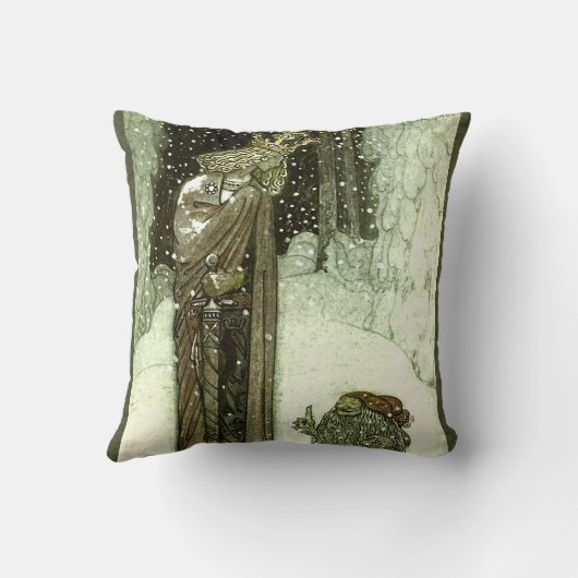 ジョンBauerプリンセスおよびトロール クッション (裏面)