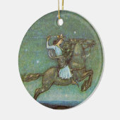 ジョンBauer著月光のRides王子 セラミックオーナメント (左)