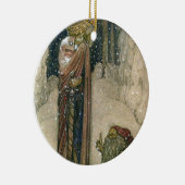 ジョンBauer -プリンセスおよびトロール セラミックオーナメント (右)