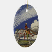 ジョンBauer 1907年著広い世界に セラミックオーナメント (右)