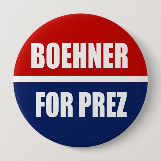 ジョンBOEHNER 2012年 缶バッジ (正面)