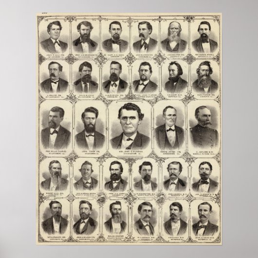 ジョンCホール教授とJWブラッドショー教授のポートレート ポスター (正面)