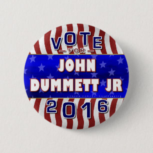 ジョンDummettジュニアの大統領2016年の選挙の共和党員 缶バッジ
