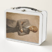 ジョンFケネディ公式ポートレート メタルランチボックス (正面)