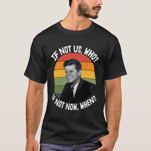 ジョンFケネディ引用文レトロヴィンテージJfk Tシャツ (正面)