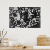 ジョンF.ケネディのモーターケードダラステキサス州1963年11月22日 ポスター (キッチン)