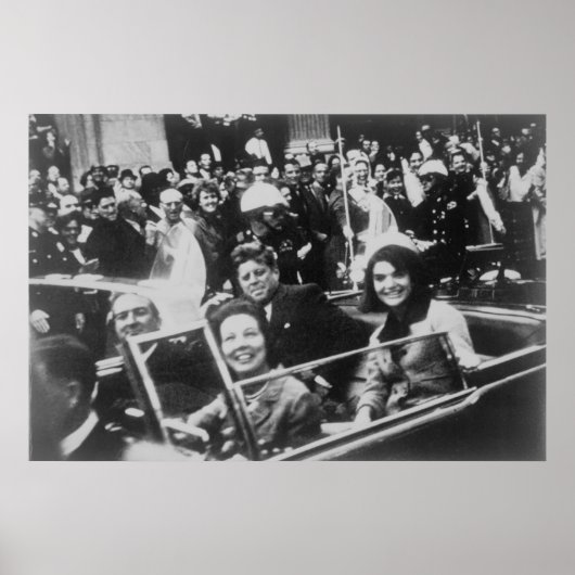 ジョンF.ケネディのモーターケードダラステキサス州1963年11月22日 ポスター (正面)