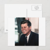 ジョンF.ケネディホワイトハウスカラーポートレート ポストカード (正面/裏面)
