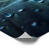 ジョンF.ケネディ感動的引用文「変化」 ポスター (角)