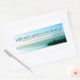 ジョンF.ケネディ感動的引用文「目的」 長方形シール