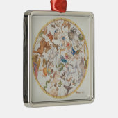 ジョンFlamsteed著「地図書Coelestis」からのプレート26、 メタルオーナメント (右)