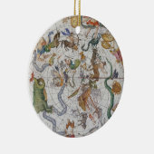 ジョンFlamsteed著「地図書Coelestis」からのプレート27、 セラミックオーナメント (右)