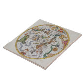 ジョンFlamsteed著「地図書Coelestis」からのプレート27、 タイル (側面)