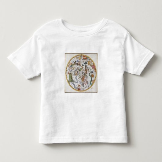 ジョンFlamsteed著「地図書Coelestis」からのプレート27、 トドラーTシャツ (正面)