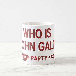 ジョンGaltのお茶会のマグはだれであるか コーヒーマグカップ