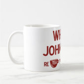 ジョンGaltのお茶会のマグはだれであるか コーヒーマグカップ (左)