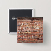 ジョンGaltの正方形ピン 缶バッジ (正面&裏面)