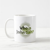 ジョンGaltはだれですか。 お金の記号 コーヒーマグカップ (左)