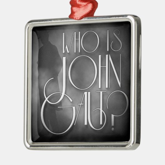 ジョンGaltはだれですか。 クリスマスのオーナメント メタルオーナメント (左)