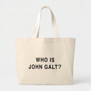 ジョンGaltはだれですか。 ラージトートバッグ