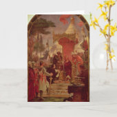 ジョンGranting王1215年1900年にマグナCarta カード (黄色い花)