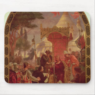 ジョンGranting王1215年1900年にマグナCarta マウスパッド
