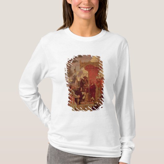 ジョンGranting王1215年1900年にマグナCarta Tシャツ (正面)