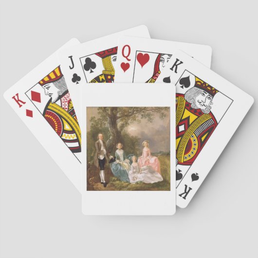 ジョンGravenorおよび彼らの娘、Eliz氏および夫人 トランプ (裏面)