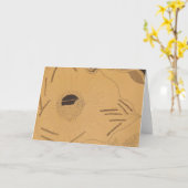 ジョンHaughtonカード1 カード (黄色い花)